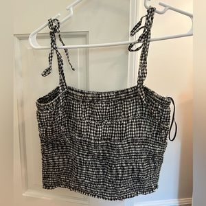 Zara Black and White tank.